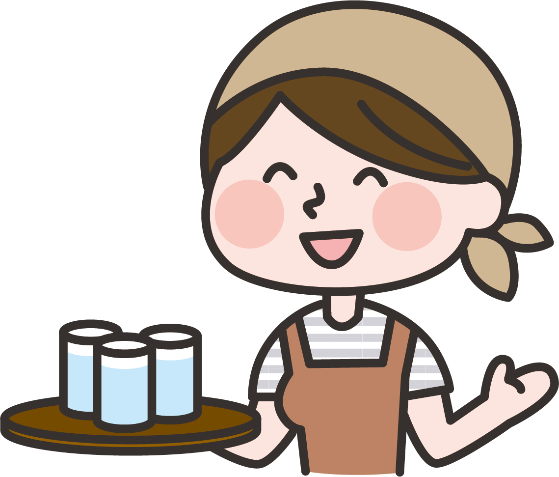 お寿司屋さんの接客スタッフ